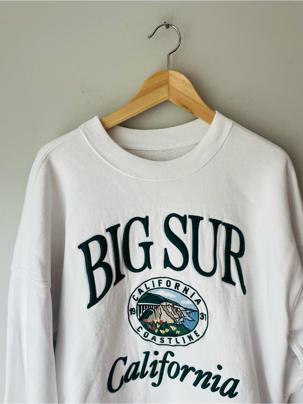 Abercrombie & Fitch Big Sur California Graphic Sweatshirt Blogger Fav - Picture 5 of 9